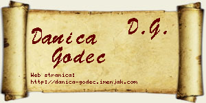 Danica Godeč vizit kartica